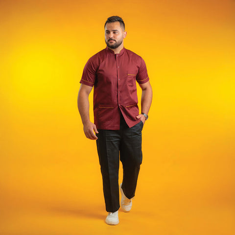 قميص شيف نص كم