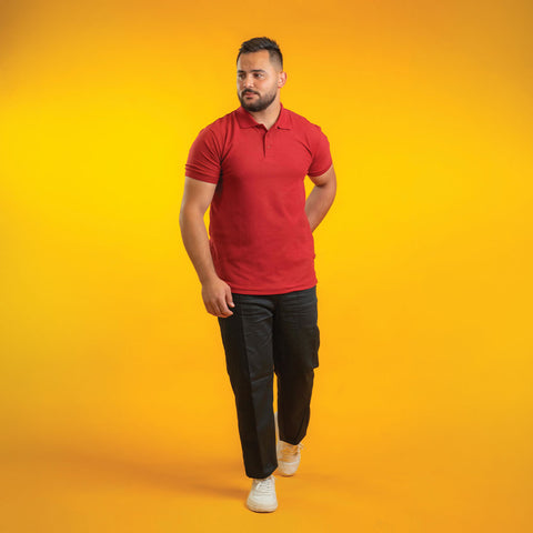 بلوزة بولو نص كم