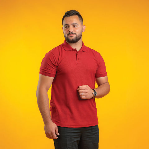 بلوزة بولو نص كم