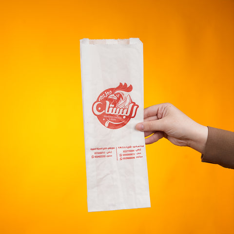 كيس ورقي للساندويش طباعة 2 لون