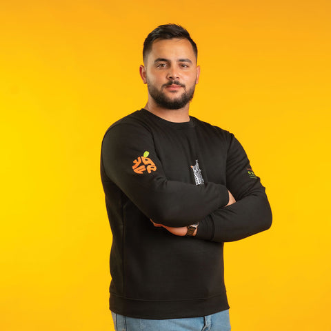 بلوزة فوتر كم قبة دائرية