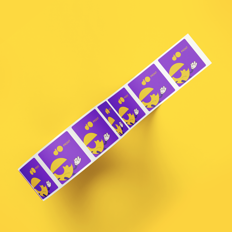 ليبل مستطيل