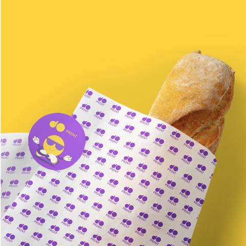 ورق زبدة مطبوع