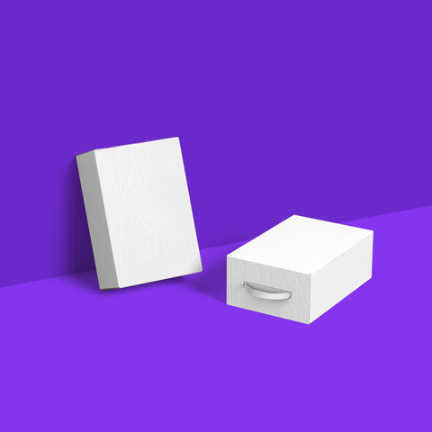 علبة كرتون مقوى شنتة - غير مطبوع