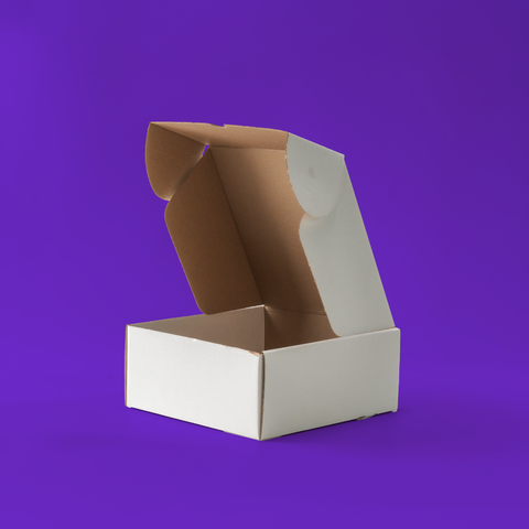 علب كرتونية مربعة مطبوعة للكيك