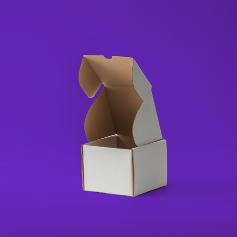 علب كرتونية مربعة مطبوعة للكيك