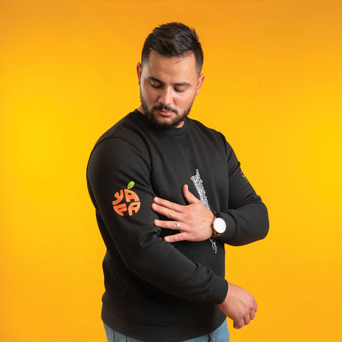 بلوزة فوتر كم قبة دائرية