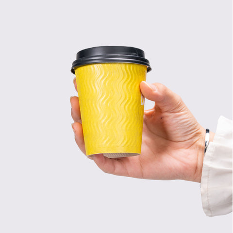 كاسات كرتون دبل معرج