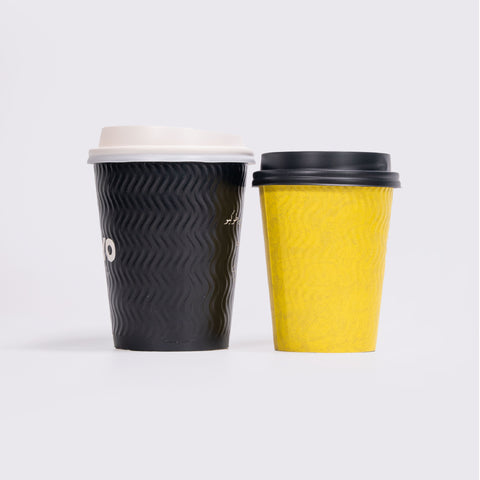 كاسات كرتون دبل معرج